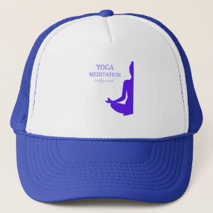 Gorra De Camionero Yoga y meditación para una mente saludable