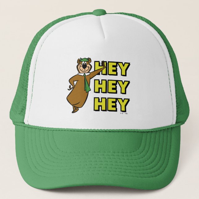 Gorra De Camionero Yogi Bear Hey Hey (Anverso)