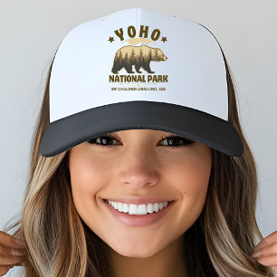 Gorra De Camionero Yoho Park British Columbia – Bear Tattoo Forest 