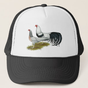 Gorra De Camionero Yokohama: Par de Duckwing plateado