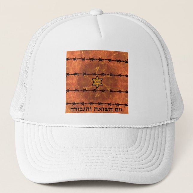 Gorra De Camionero Yom HaShoah (Anverso)