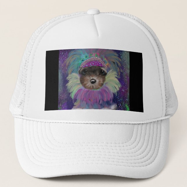 Gorra De Camionero Yorkie Poo (Anverso)