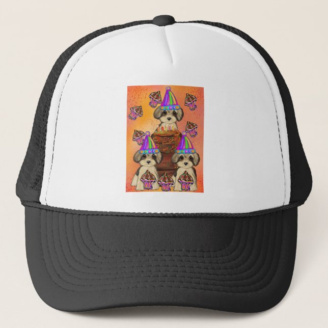 Gorra De Camionero Yorkie Poo (Anverso)