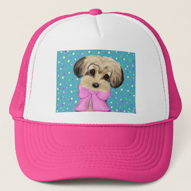 Gorra De Camionero Yorkie Poo (Anverso)