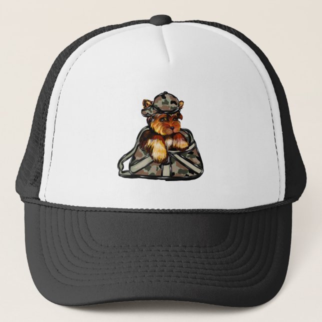 GORRA DE CAMIONERO YORKIE POO (Anverso)