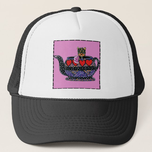 Gorra De Camionero Yorkie Poo (Anverso)