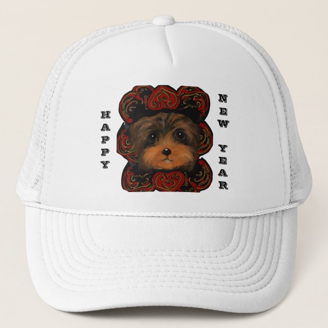GORRA DE CAMIONERO YORKIE POO (Anverso)