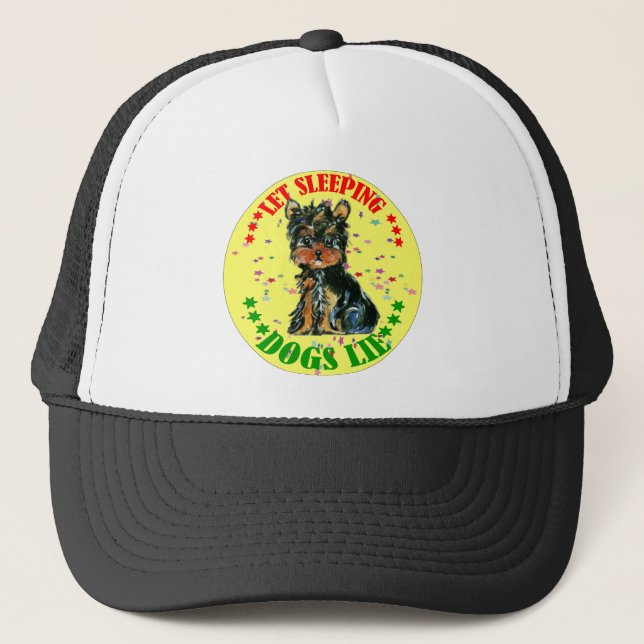 GORRA DE CAMIONERO YORKIE POO (Anverso)