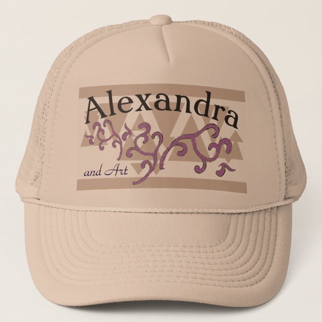 Gorra De Camionero Your Name and Art (Anverso)