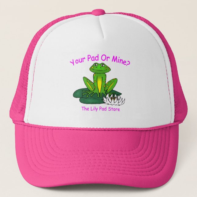 Gorra De Camionero Your Pad or Mine - Pink -  (Anverso)