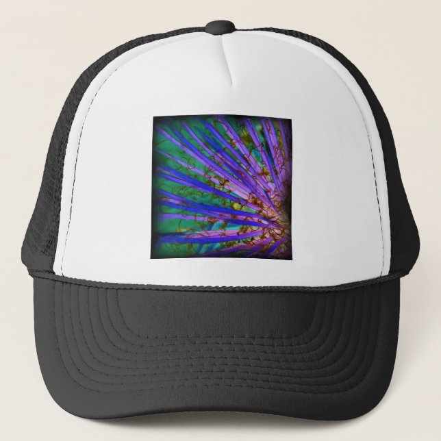 Gorra De Camionero Yucca psicodélica invertida (Anverso)