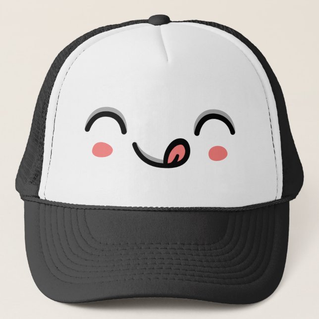 Gorra De Camionero Yummy Face - Happy Jump (Anverso)