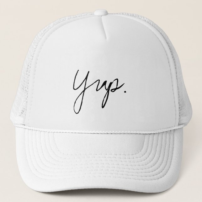 Gorra De Camionero Yup. (Anverso)