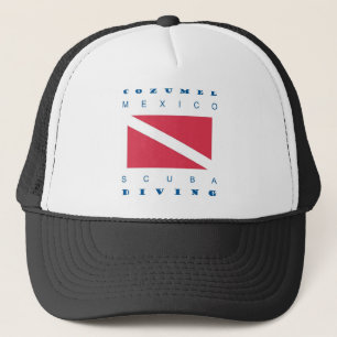 Gorra De Camionero Zambullida del equipo de submarinismo de Cozumel