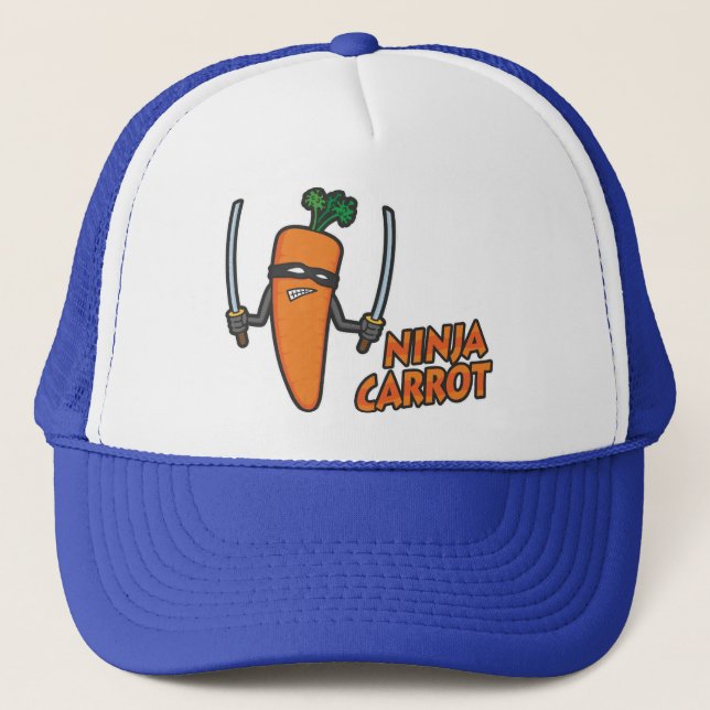 Gorra De Camionero Zanahoria de Ninja (Anverso)