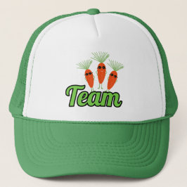 Gorra De Camionero zanahorias de equipo