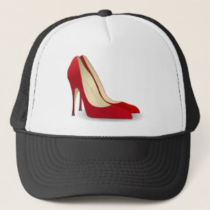 Gorra De Camionero zapatos altos rojos