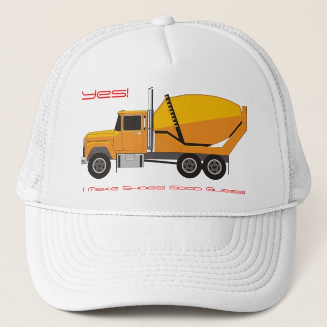 Gorra De Camionero Zapatos del cemento (Anverso)
