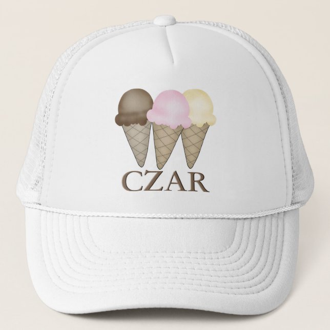 Gorra De Camionero Zar del helado (Anverso)