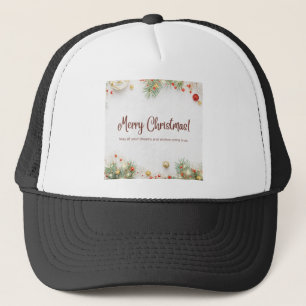 Gorra De Camionero Zazzle Merry Christmas