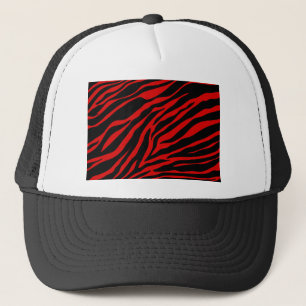 Gorra De Camionero zebra roja