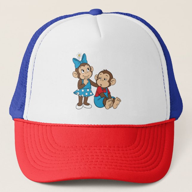 Gorra De Camionero Zina y Mimo: Amor e indiferencia (Anverso)
