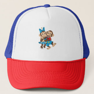 Gorra De Camionero Zina y Mimo están coqueteando.
