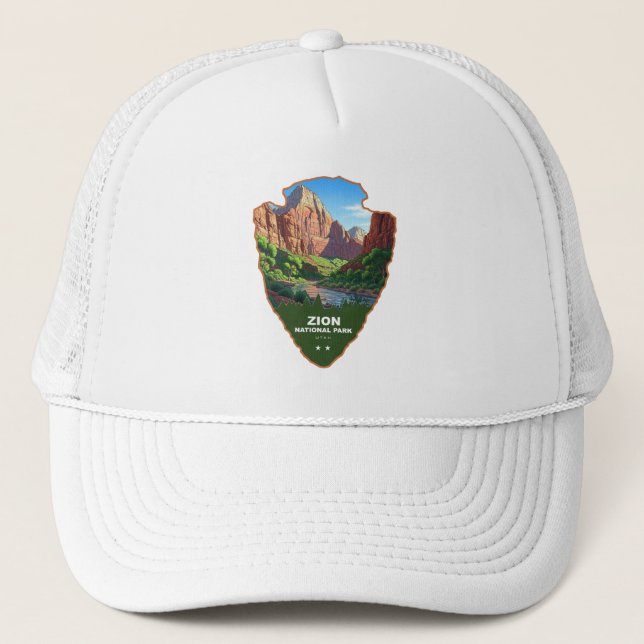 Gorra De Camionero Zion National Park Utah Arrowhead (Anverso)