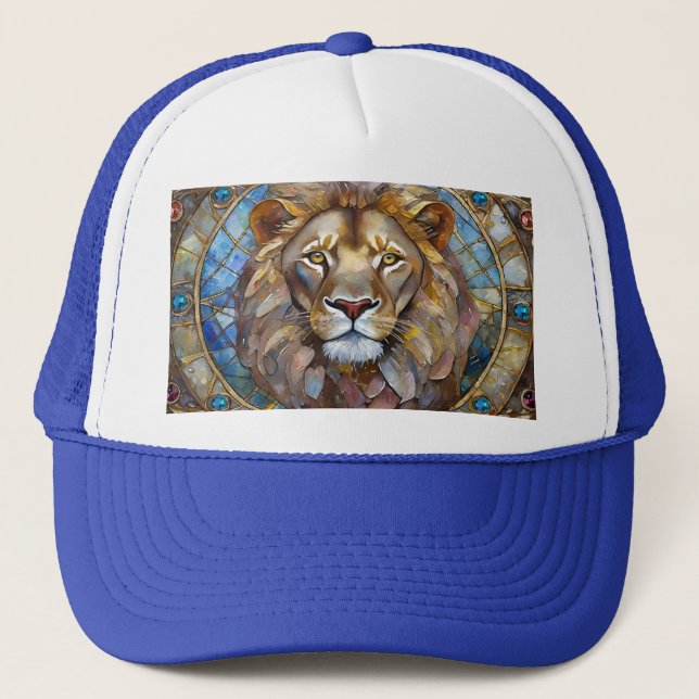 Gorra De Camionero Zodíaco - Leo el León (Anverso)