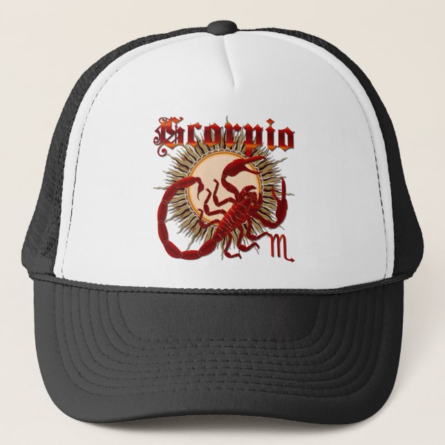 Gorra De Camionero Zodiaco Scorpio-Design-1 (Anverso)