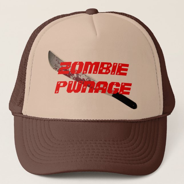 GORRA DE CAMIONERO ZOMBI PWNAGE (Anverso)