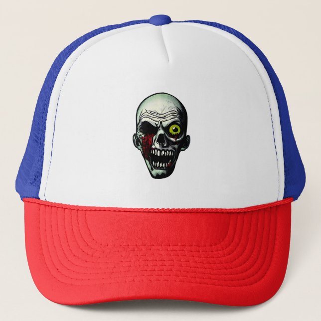 Gorra De Camionero Zombie Head (Anverso)