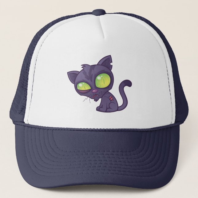 Gorra De Camionero Zombie Kitty (Anverso)