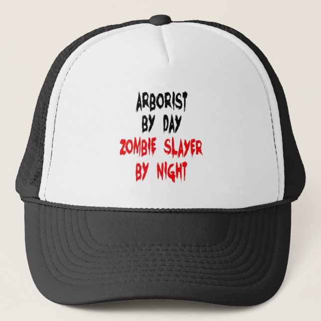 Gorra De Camionero Zombie Slayer Arborist (Anverso)
