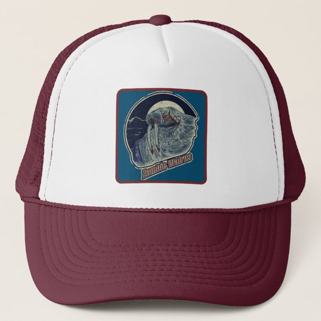 Gorra De Camionero Zombie Walrus Original (Anverso)