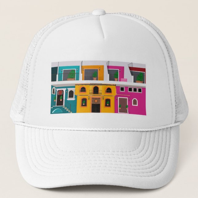 Gorra De Camionero Zona romántica Puerto Vallarta México (Anverso)