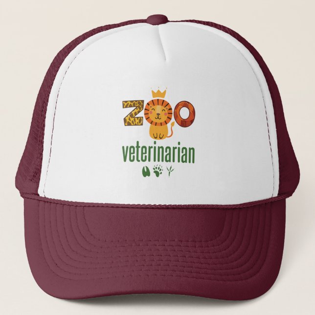 Gorra De Camionero Zoo Veterinarian Large Animal Vet (Anverso)