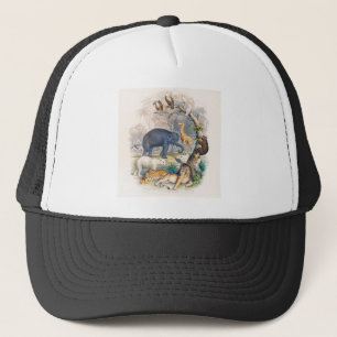 Gorra De Camionero zoológico, animal, lindo, animales, naturaleza, ni