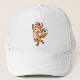Gorra De Camionero Zorro como Novia con Velo y Corazón