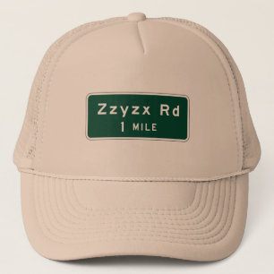 Gorra De Camionero Zzyzx, Road Marker, California, EE. UU.