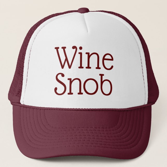 Gorra de Camioneros de Wine Snob (Anverso)