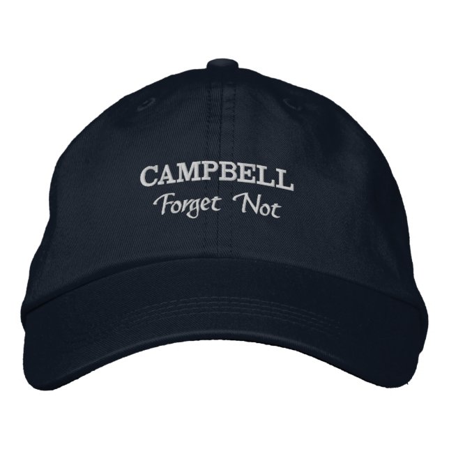 Gorra de Campbell Clan Motto Embroidered (Anverso)