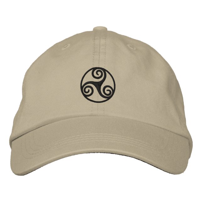 Gorra de Celtic Triskele Embroidered (Anverso)