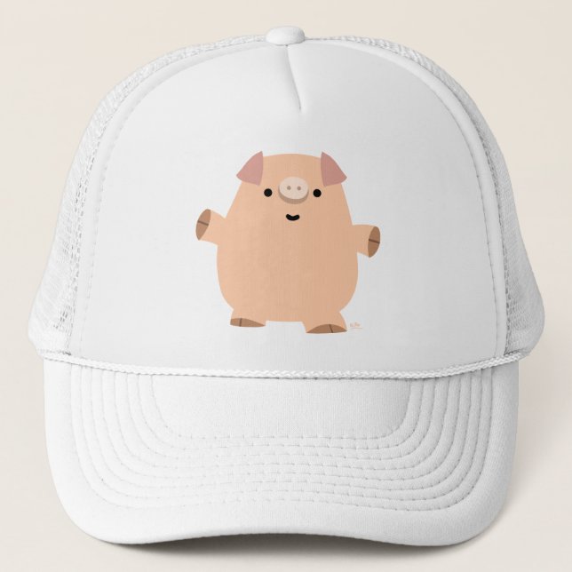 Gorra de cerdo de un Personalizado divertido (Anverso)