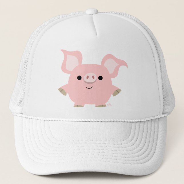 Gorra de cerdo Personalizado corto (Anverso)
