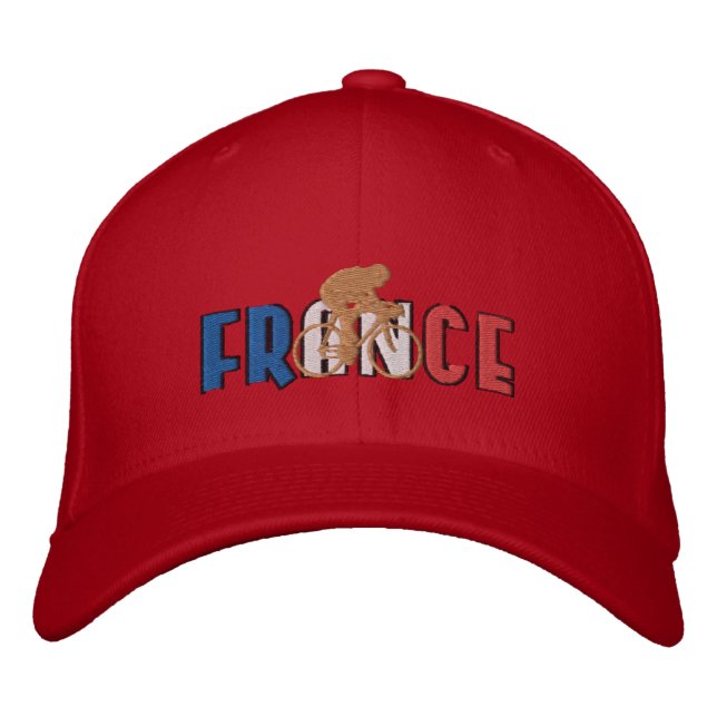 Gorra de ciclismo de Francia Cabecera de bicicleta (Anverso)