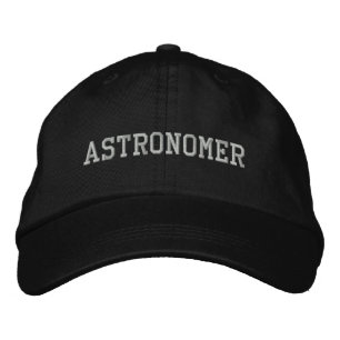 Gorra de ciencia de astronomía bordada en astrónom