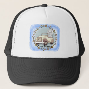 Gorra de coches de conducción de cartón blanco
