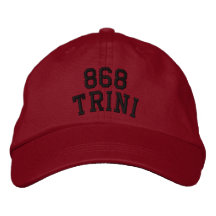 Gorra de código de área de Trinidad 868