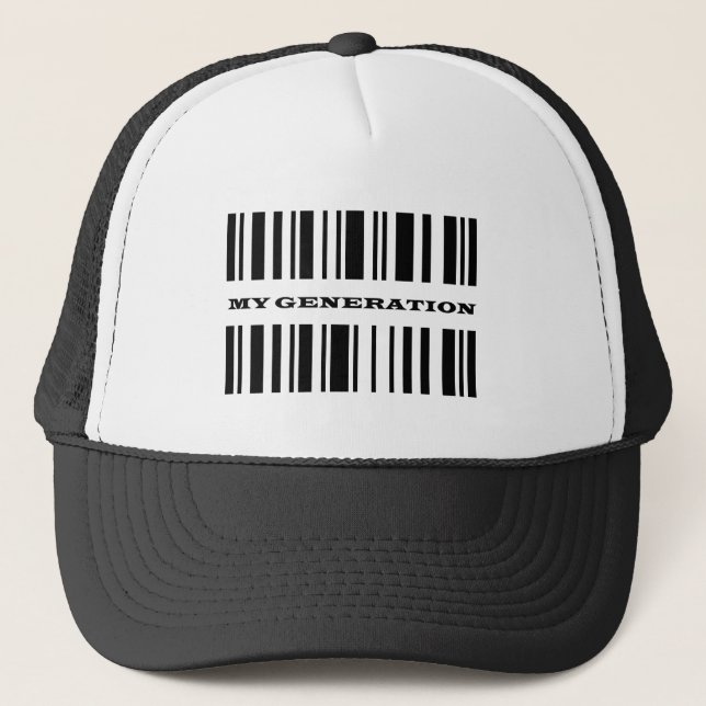 Gorra de CÓDIGO DE BARRA Y Generación (Anverso)